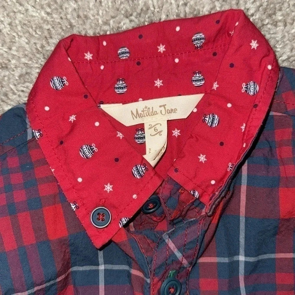 •Matilda Jane plaid shirt• - Picture 2 of 6